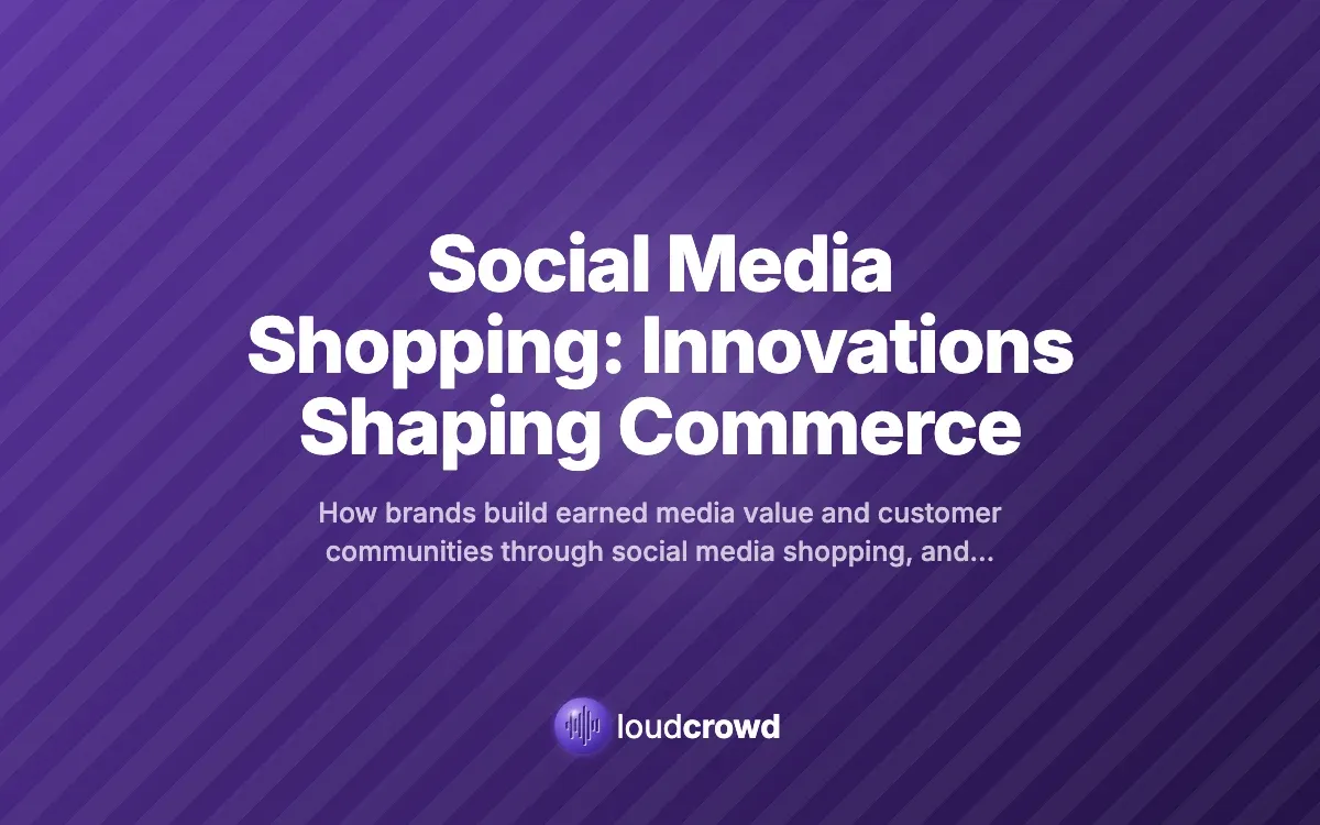 Social Media Shopping: Innovations Shaping Commerce