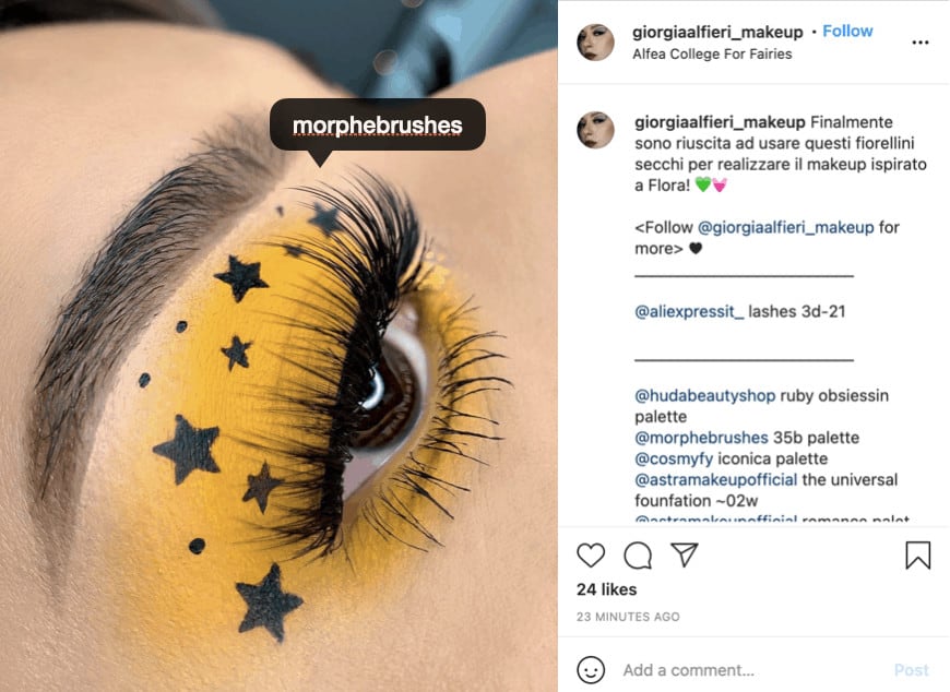 Morphe empowers its customers to make user-generated content for their audiences 