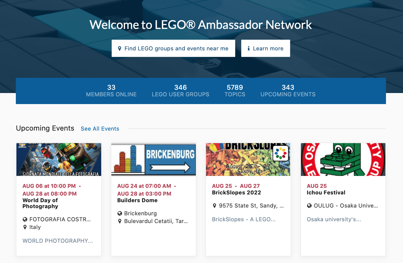 lego ambassador network