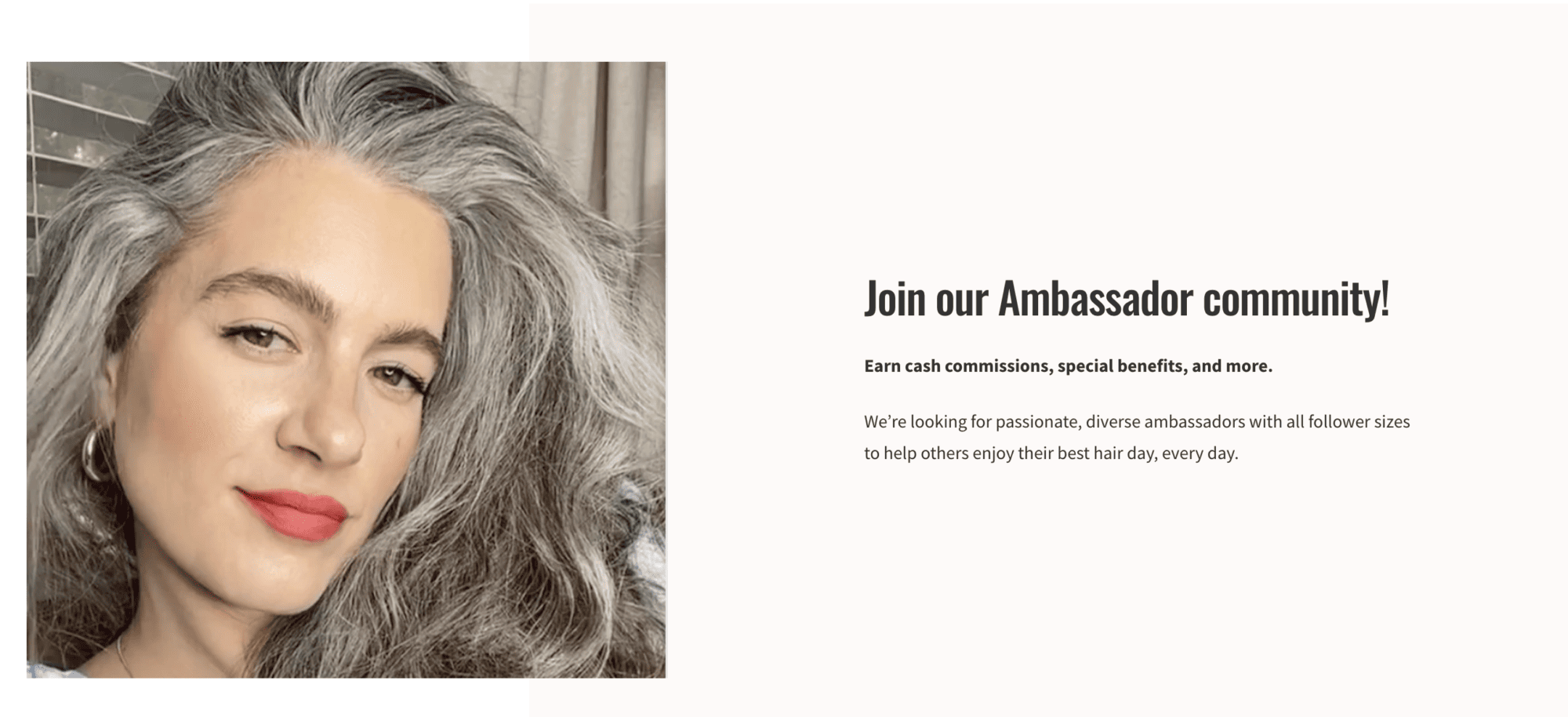 Hairstory Ambassador Program open to any eligible creators
