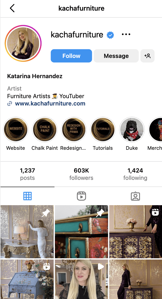 The Creator Commerce Future: consumers go to Katarina Hernandez page instead of a trip to IKEA