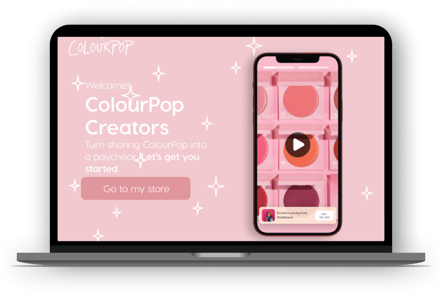 ColourPop Creator Storefront welcome email