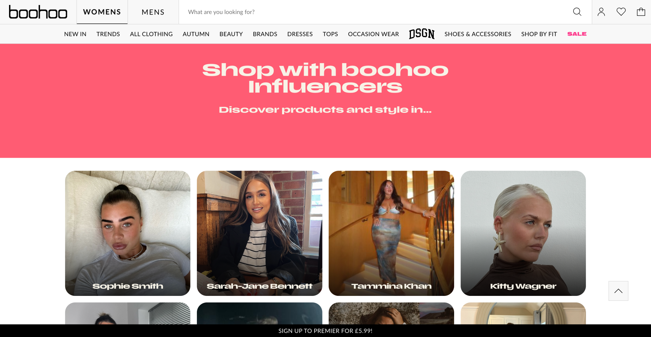 Shop with boohoo Influencers, powered by LoudCrowd