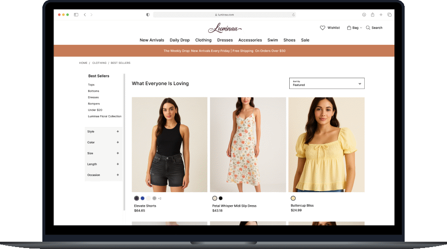 ShopWith creator led experiences