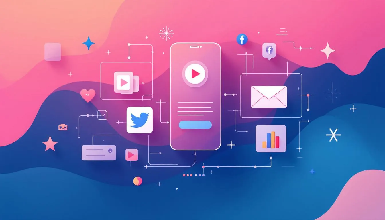 A visual representation of multi-channel distribution methods for coupons.