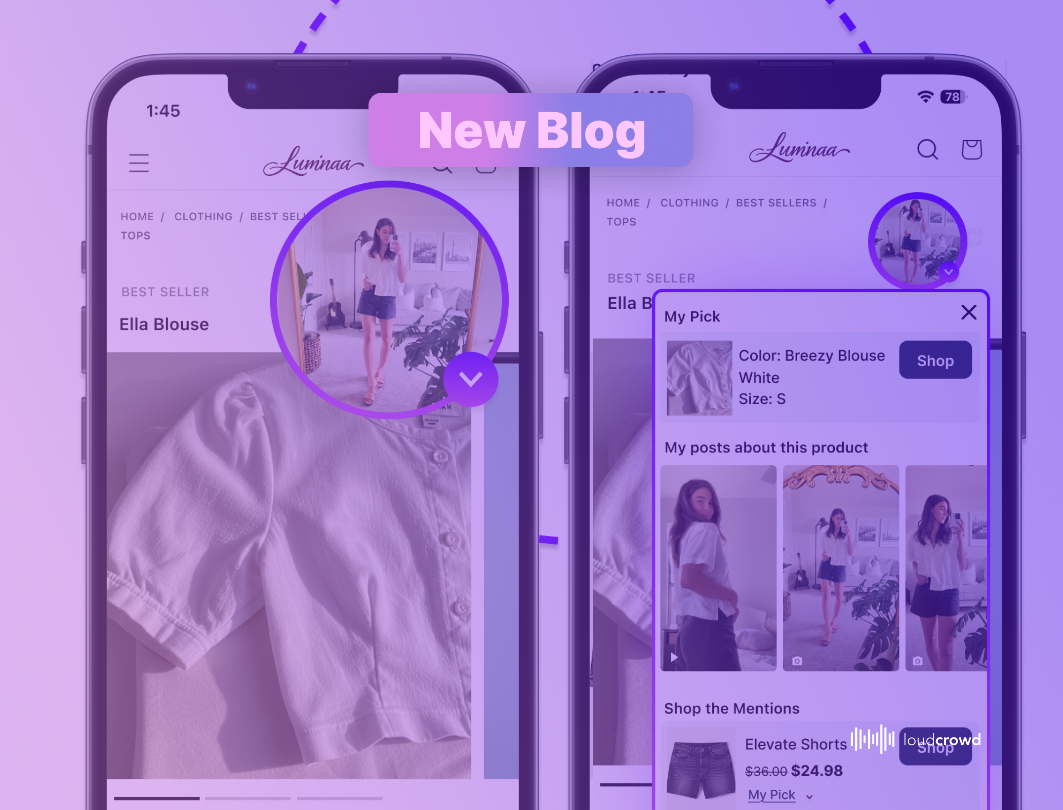 LoudCrowd's ShopWith: AI Creator Concerige